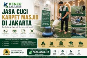 Jasa Cuci Karpet Masjid di Jakarta Profesional & Terpercaya | Kenzo Cleaning