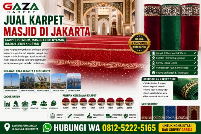 Jual Karpet Masjid Jakarta kmw